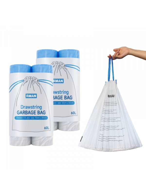 Jumbo Plastica IPEAK Sacchetti Per La Biancheria, Resistenti