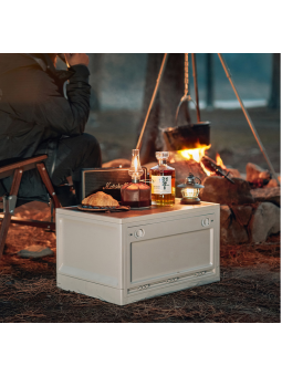 RMAN Aufbewahrungsbox mit Deckel Campingbox 35L Campingbox für
