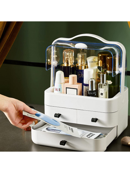 Wandmontierte Schminkbox Von F&Y - Mit Klappdeckel, Abnehmbar & Waschbar