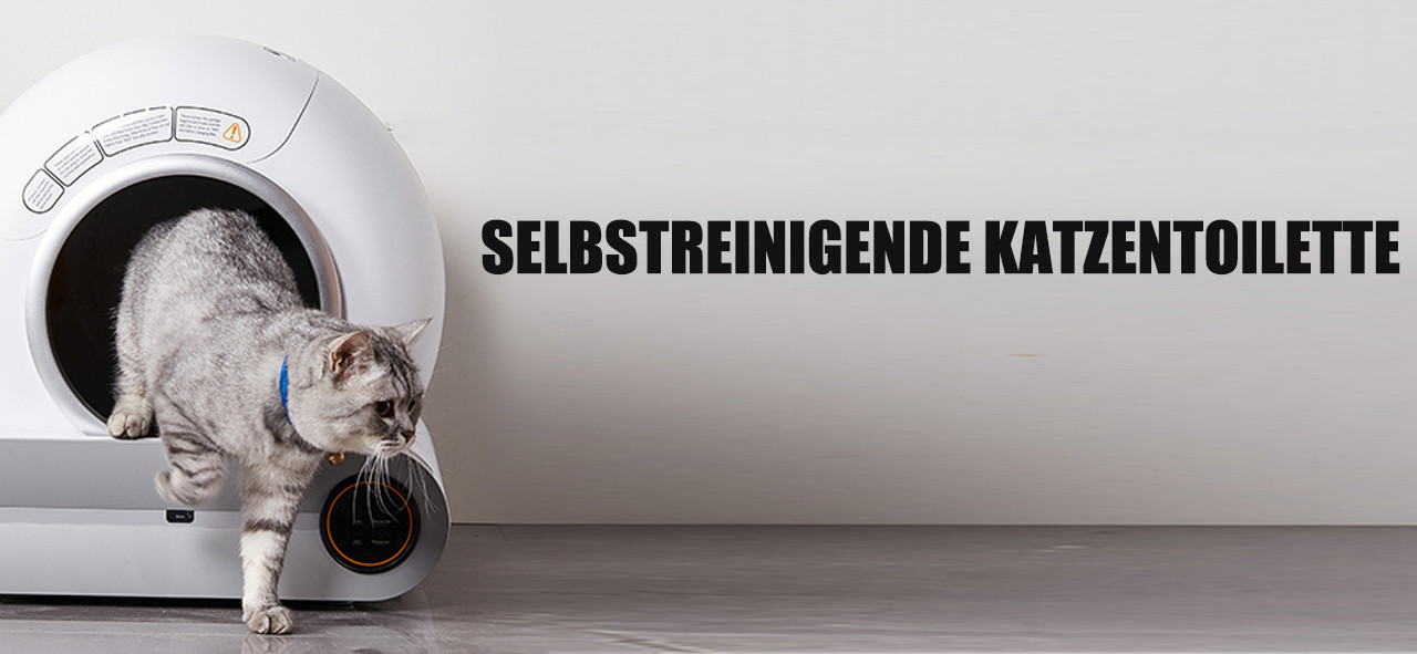 Selbstreinigende Katzentoilette